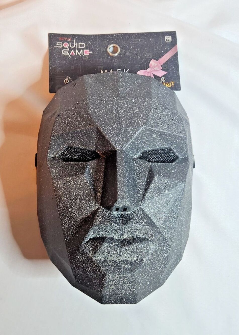 Squid Game Front Man Mask Spirit Netflix Custom Stone Finish NWT Halloween